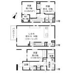 白山5丁目戸建 間取り図