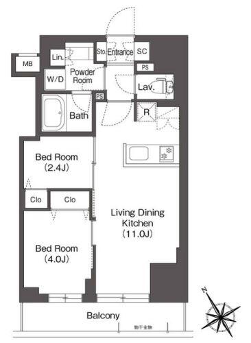 BluRock後楽園間取り図