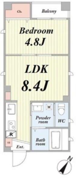 ノエル本郷 301号室 間取り図
