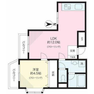 カルクス白山間取り図