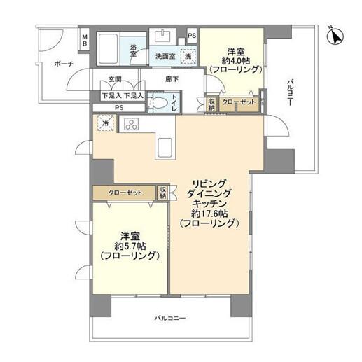 アトラスアベニュー文京関口間取り図