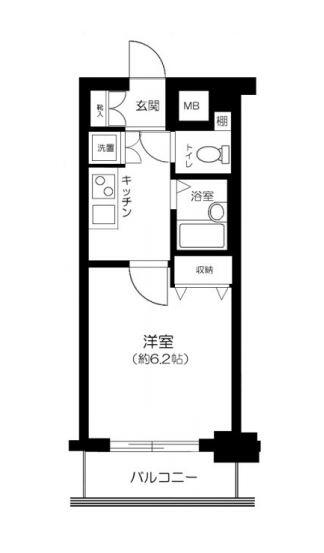プレール・ドゥーク文京本駒込間取り図