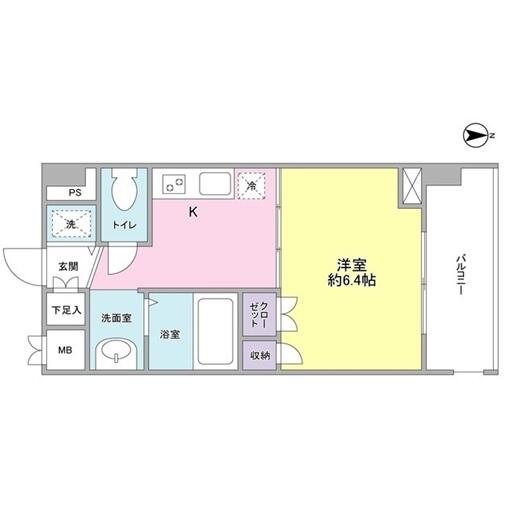 グリーチネ元町間取り図