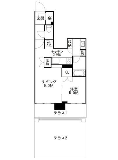 ザ・パークハウス文京江戸川橋間取り図