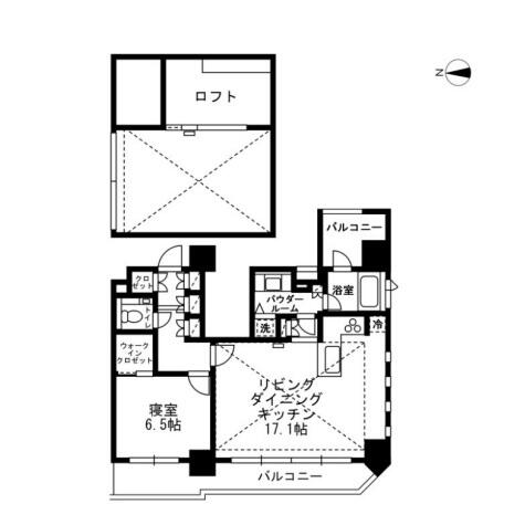 レジディア文京湯島III間取り図