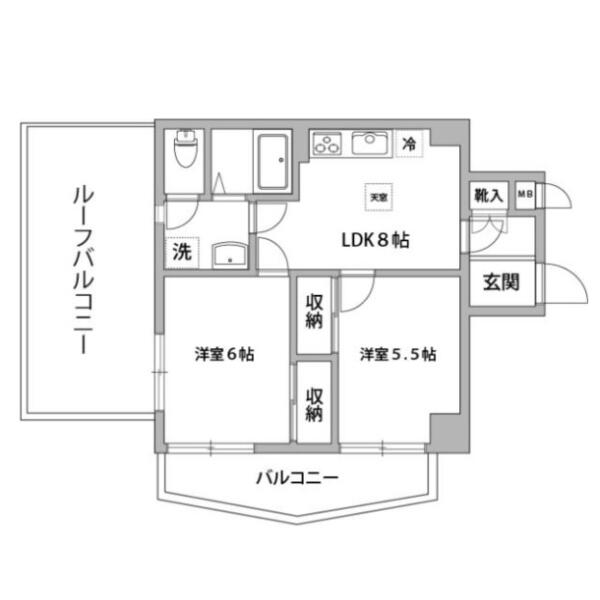 アソシエール護国寺間取り図