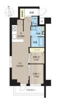 レクシード神楽坂間取り図