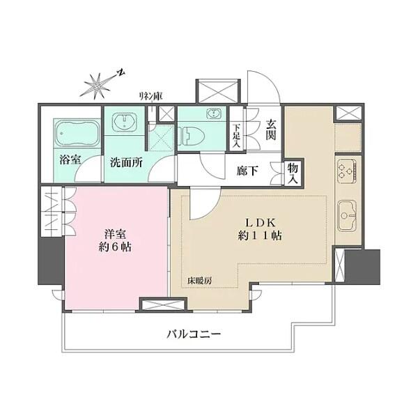 パークハウス小石川間取り図