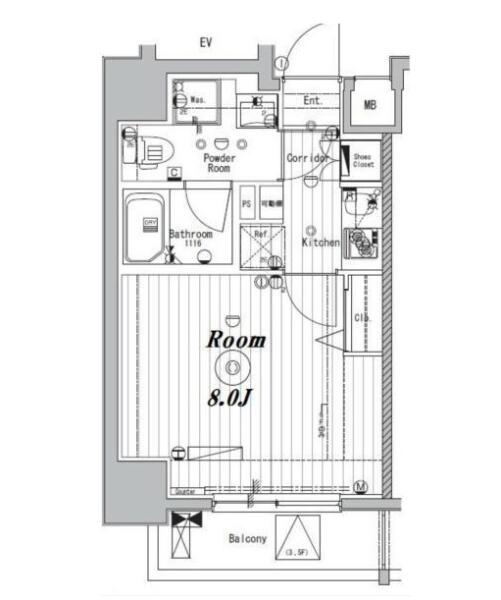 メイクスデザイン茗荷谷間取り図