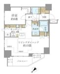 ジオ文京千石 間取り図