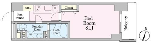 グランプラス千駄木間取り図