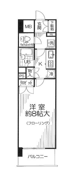 コスモ文京向丘間取り図
