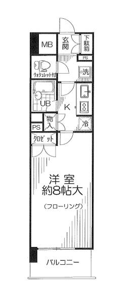 コスモ文京向丘間取り図