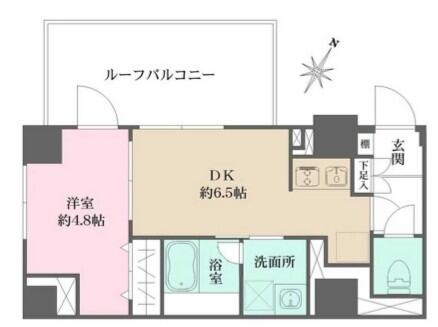 WHARF文京茗荷谷 401号室 間取り図