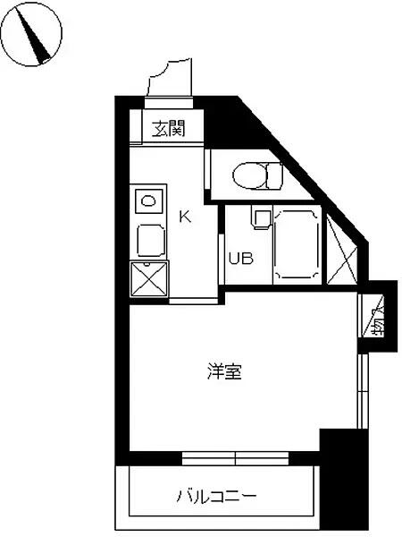 スカイコート文京本郷間取り図