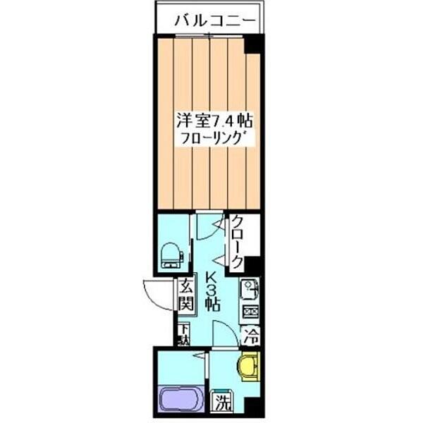 エクセル文京千駄木間取り図