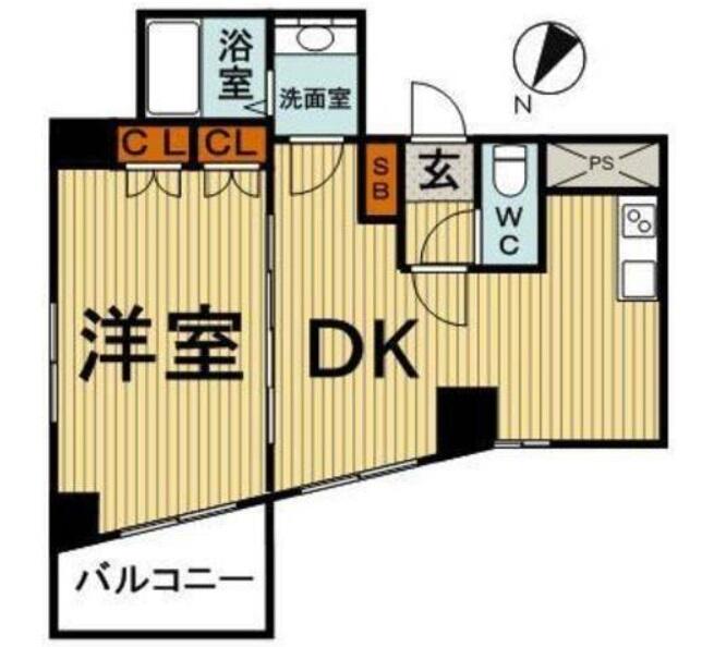 カテリーナ千駄木間取り図
