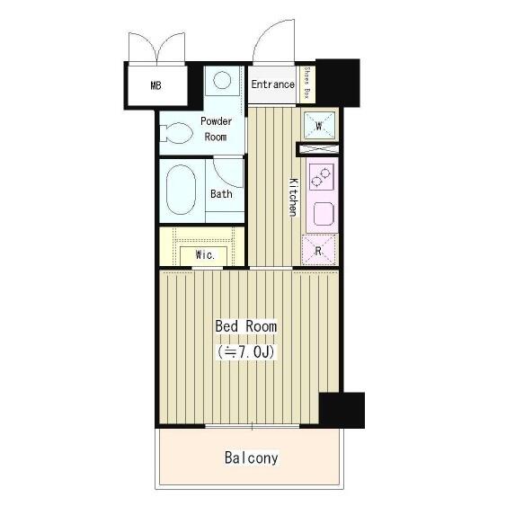 Grace Villa 御茶ノ水 502号室 間取り図