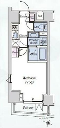 THEATER COURT本駒込（シアターコート本駒込） 2F 間取り図