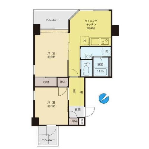 フォレスト小出 4F 間取り図