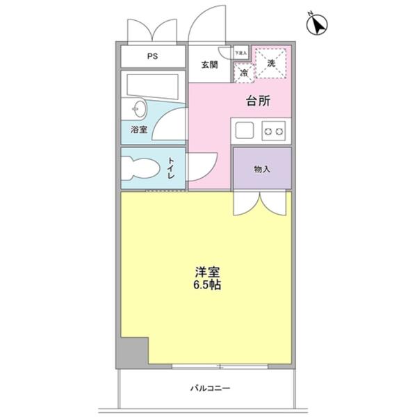 フローラ本駒込間取り図