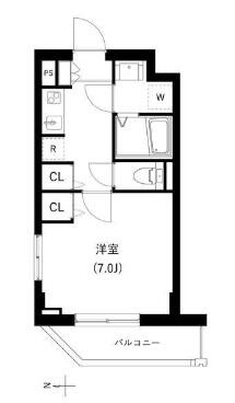 CREVANCE神楽坂（クレヴァンス神楽坂） 304号室 間取り図