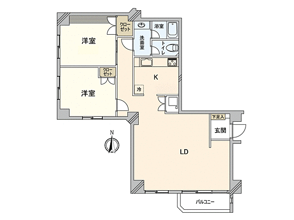 徳川マンション間取り図