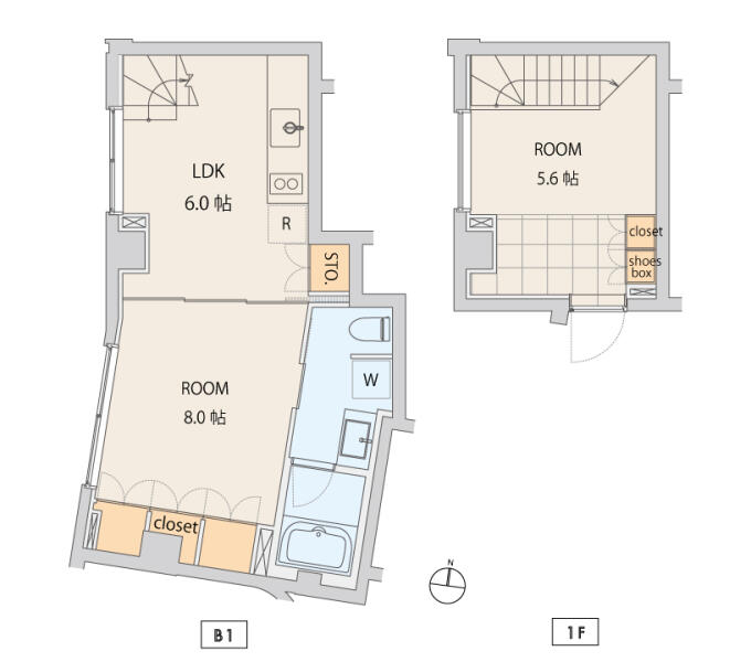 エスセナーリオ牛込柳町間取り図