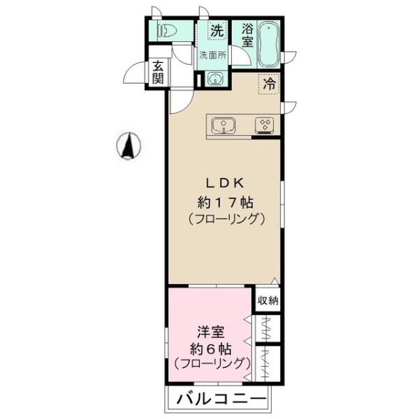 サンハイム二十騎町間取り図