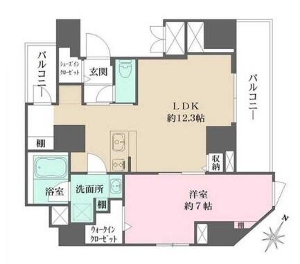WHARF文京茗荷谷間取り図