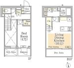 イプセ神楽坂 間取り図