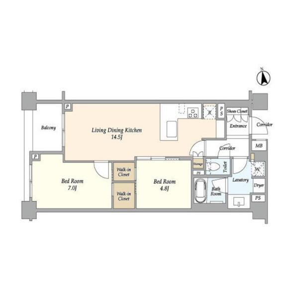 ブランズ牛込柳町間取り図