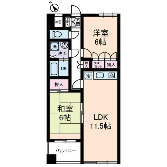 ゾアール茗荷谷 302号室 間取り図