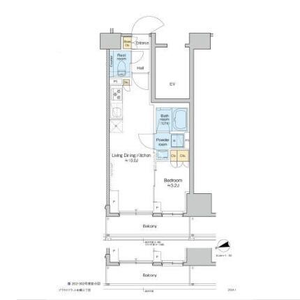 プラウドフラット本郷三丁目間取り図