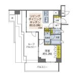 プレミスト文京音羽 407 間取り図