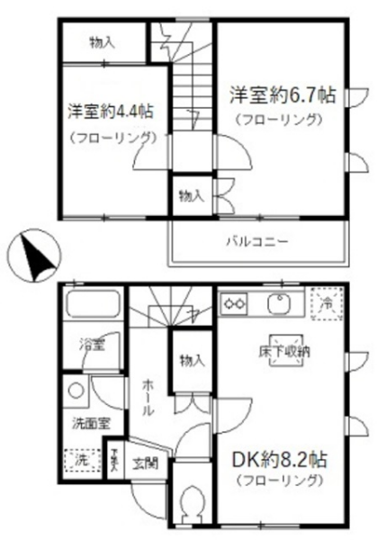 ボワァール本駒込間取り図