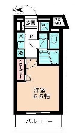 カーサ・アミーゴ 202号室 間取り図