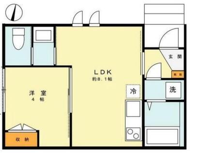 ルアナ文京 101号室 間取り図