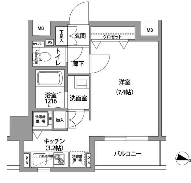 ドミール青柳間取り図