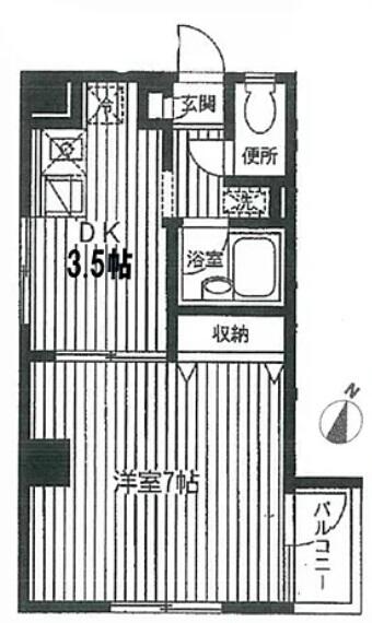 クレスト本郷 301号室 間取り図