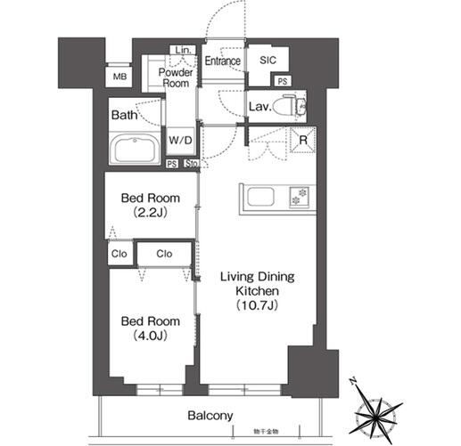 BluRock後楽園（旧クレヴィアリグゼ文京後楽園）間取り図
