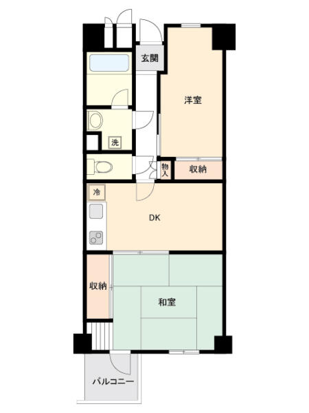 アーバンコートサカスIII 402号室 間取り図