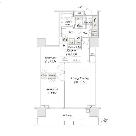 プラウド御茶ノ水 10F 間取り図