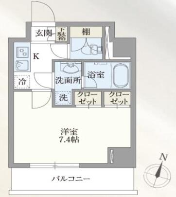 GRANPASEO本郷壱岐坂 202号室 間取り図