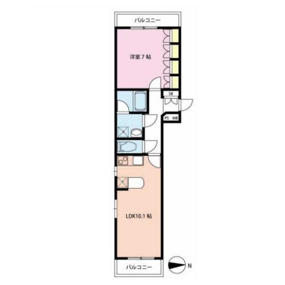 ヴェントラーレ千駄木間取り図