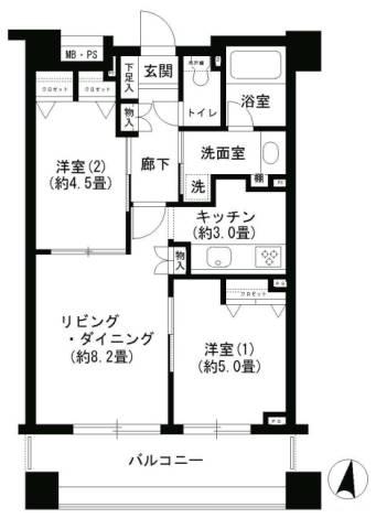 クリオ文京小石川間取り図