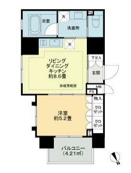 Dクラディアイヴァン御茶ノ水間取り図