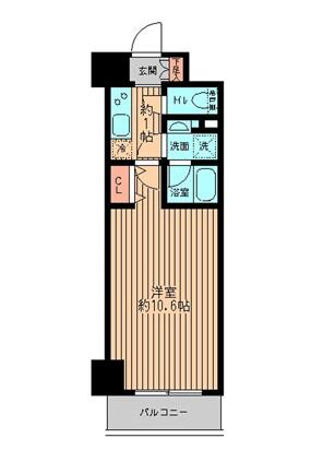 レガーロ御茶ノ水II 506号室 間取り図