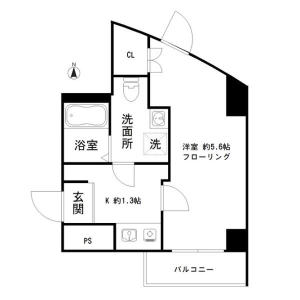 パティオ・デ本郷　～PATIO DE 本郷～ 306号室 間取り図