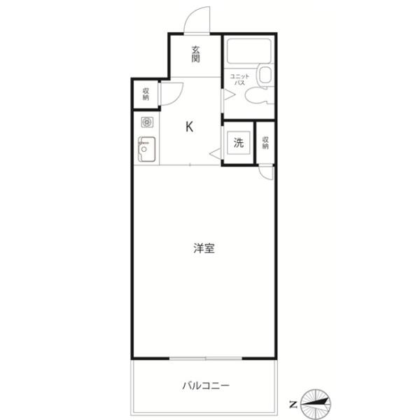 シルバープラザ白山間取り図